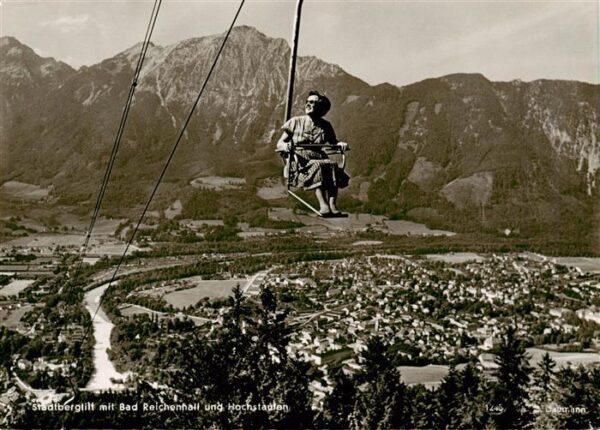 Sessellift Chairlift Telesiege Stadtberglift Bad Reichenhall