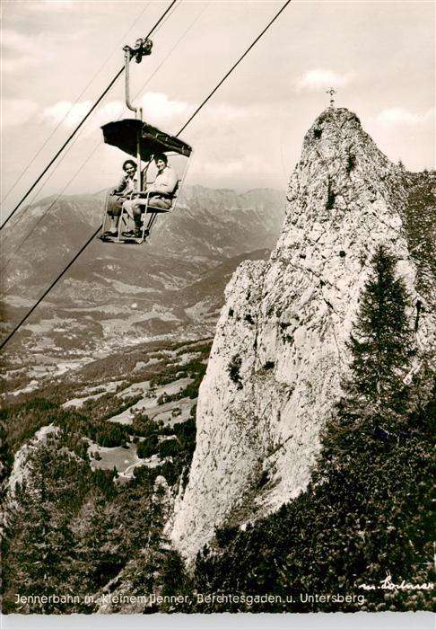 Sessellift Chairlift Telesiege Jennerbahn Berchtesgaden und Untersberg