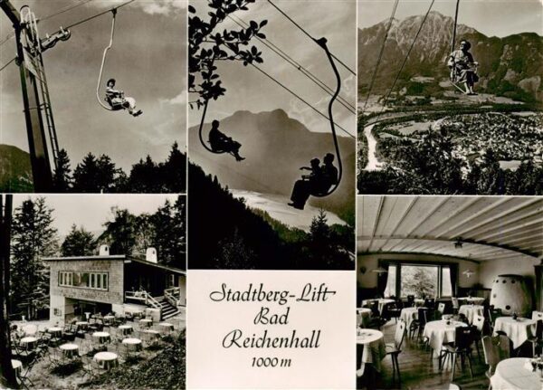 Sessellift Chairlift Telesiege Stadtberg lift Bad Reichenhall
