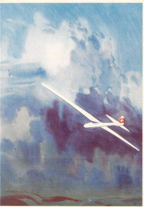 Segelflug Gliding Vol-Voile Vuolo-a-Vela Volo-a-Vela-- Schweizer Stiftung PRO AE