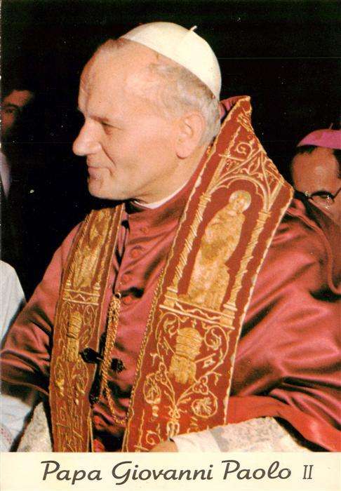 Papst Pope Pape Papa Giovanni Paolo 2