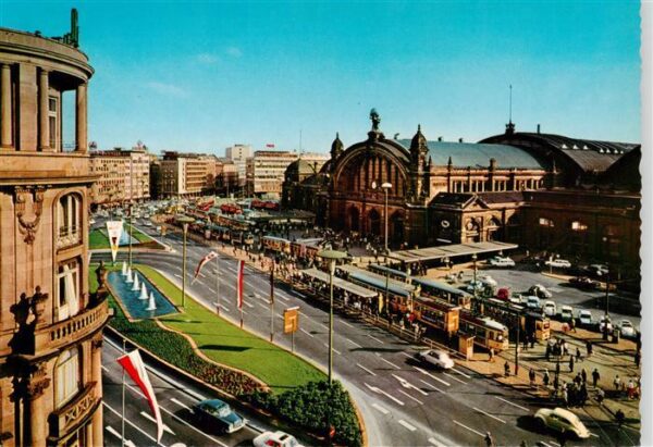 Strassenbahn Tramway-- Frankfurt am Main Hauptbahnhof