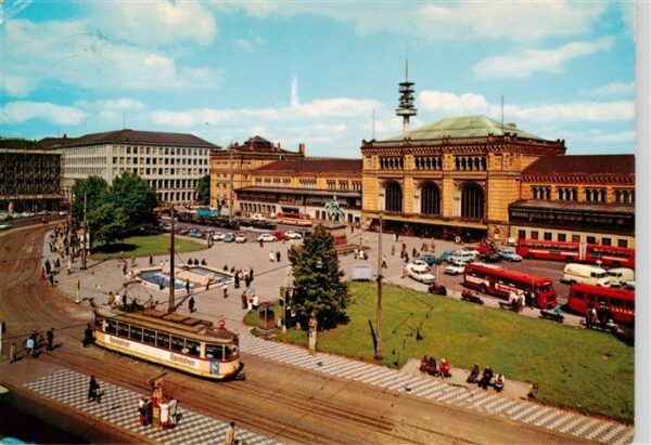 Strassenbahn Tramway-- Hannover Hauptbahnhof