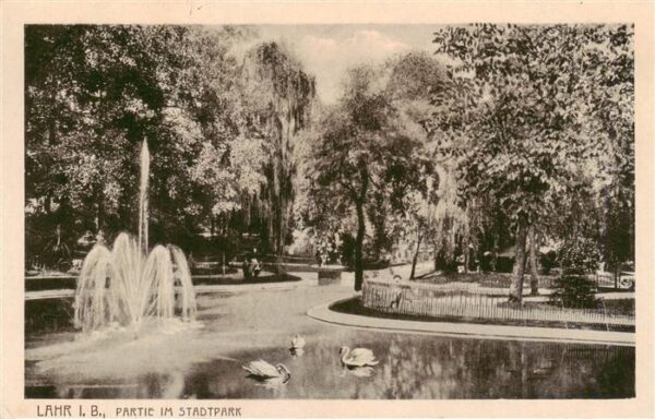 Lahr Baden Partie im Stadtpark