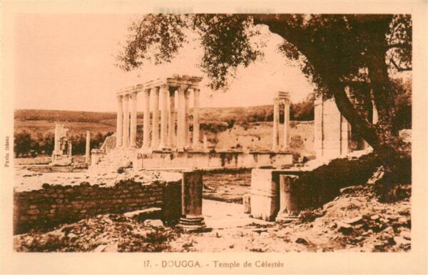 Dougga Tunesie Temple de Celestes