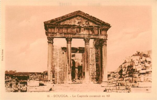 Dougga Tunesie Le Capitole construit en 168