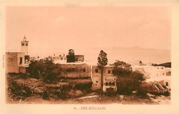 Sidi Bou Said Tunesie Vue d ensemble