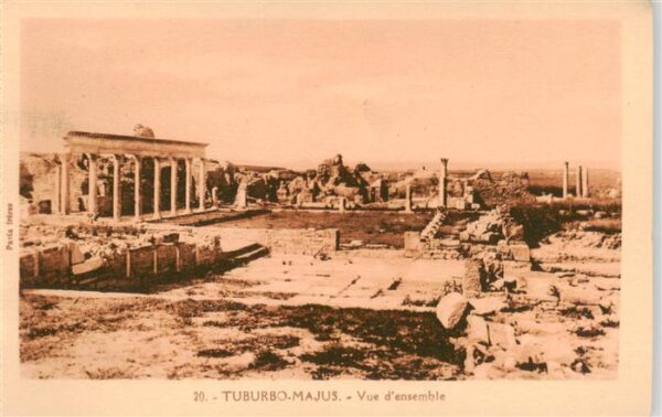 Tuburbo-Majus Tunis Tunesie Vue d ensemble