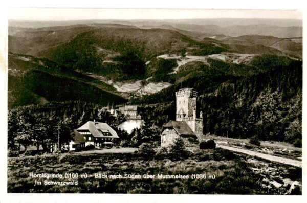 Hornisgrinde Sasbach Blick nach Sueden ueber den Mummelsee