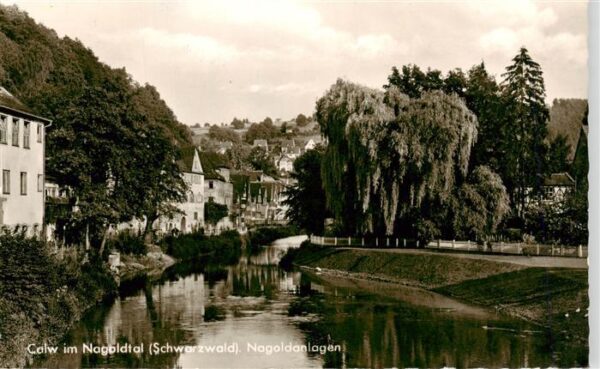 Calw Partie an der Nagold