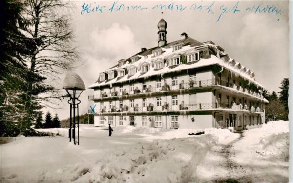 Buehl Baden Sanatorium Buehlerhoehe