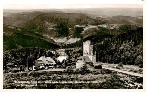 Hornisgrinde Sasbach Blick ueber den Mummelsee