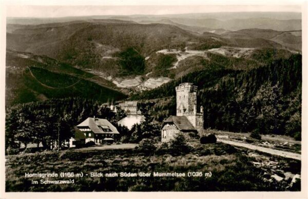 Hornisgrinde Sasbach Blick ueber den Mummelsee
