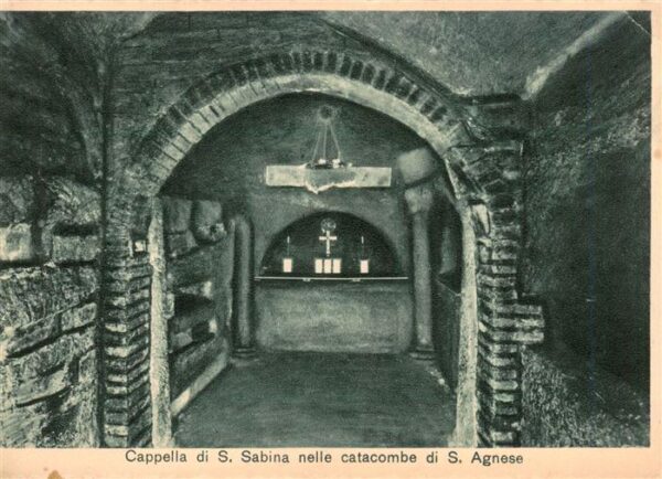 Roma  Rom IT Capella di S Sabina nelle catacombe di S Agnese
