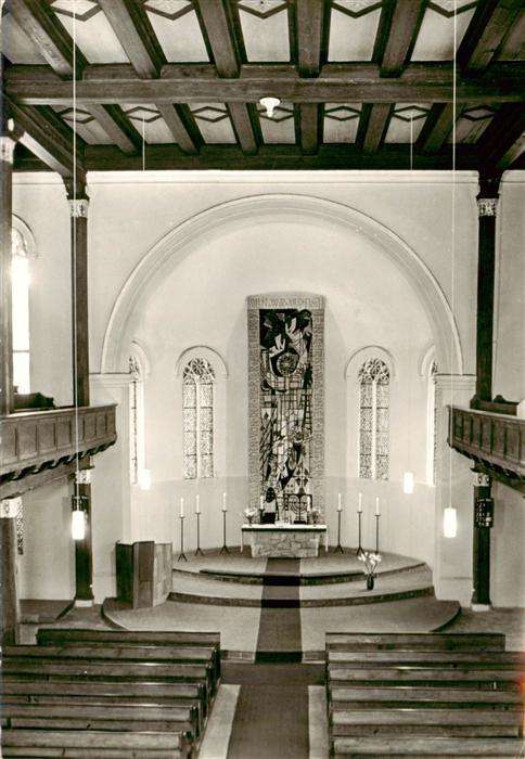 Fuerstenberg  Havel Ev Stadtkirche Blick zum Altar