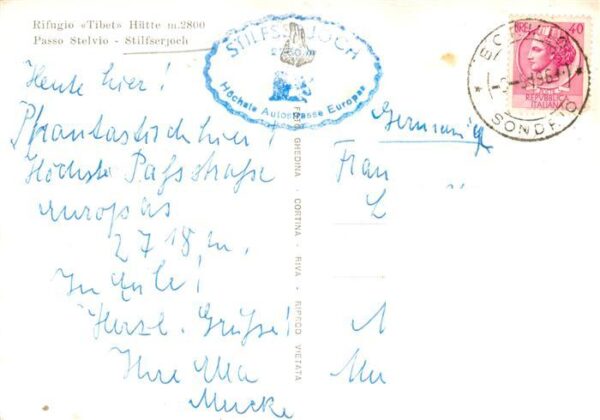 Stilfserjoch 2750m Passo dello Stelvio IT Rifugio Tibet Huette – Bild 2