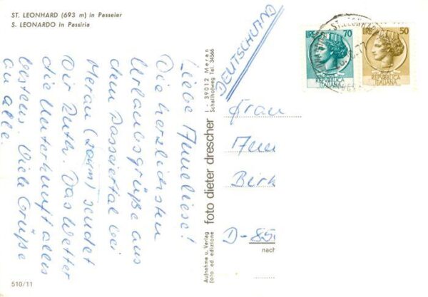 St Leonhard  San Leonardo Passeier IT Panorama – Bild 2