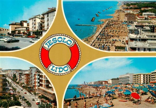 Jesolo Lido IT Ortsansichten Strandpartien