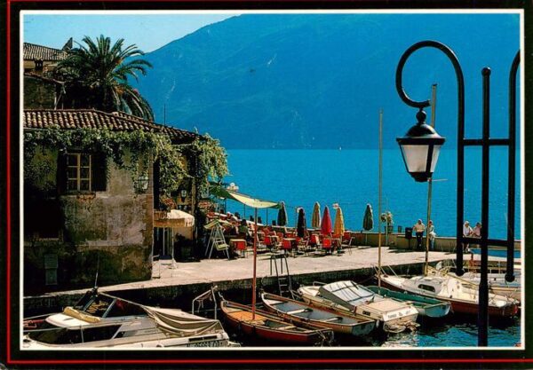 Limone sul Garda IT Albergho Bootsliegeplatz