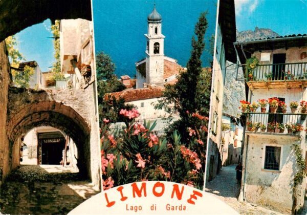 Limone sul Garda IT Motive Altstadt Gasse Kirche
