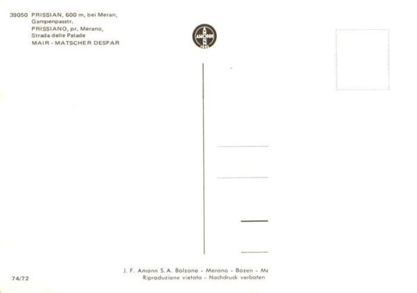 Prissian Prissiano Tesimo IT Gampenpassstrasse Strada delle Palade – Bild 2