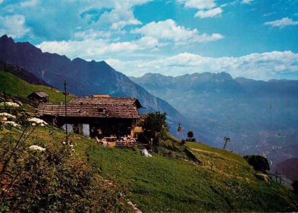 Giggelberg Meran Merano IT Jausenstation Fernsicht Alpen