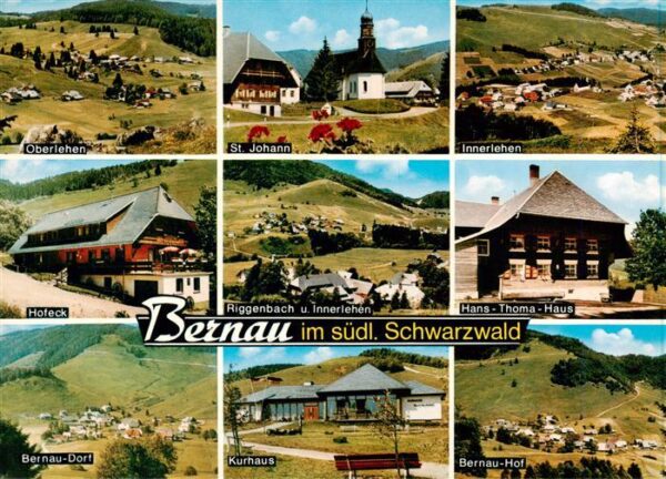 Bernau Schwarzwald Oberlehen Innerlehen St Johann Hofeck Riggenbach Hans Thoma H