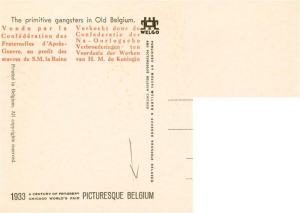 Belgium Belgie Belgien The primitive gangsters in Old Belgium – Bild 2