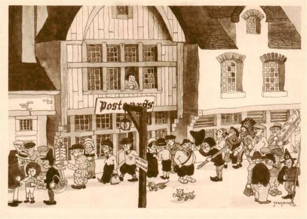 Belgium Belgie Belgien Ye Old Print Shop