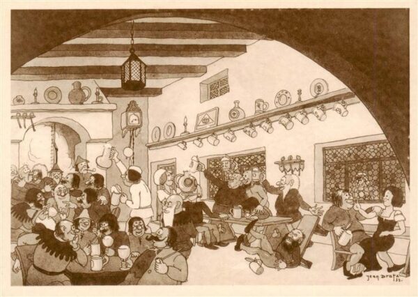 Belgium Belgie Belgien A speakeasy in old time
