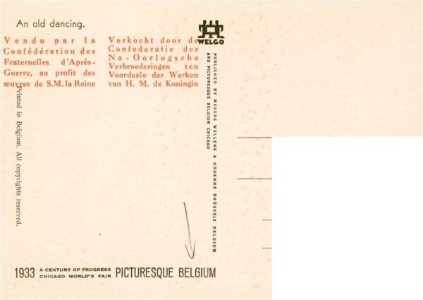 Belgium Belgie Belgien An old dancing – Bild 2