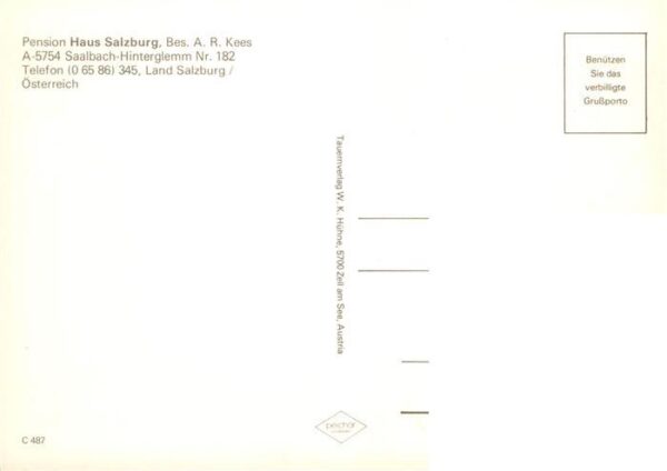 Hinterglemm Saalbach Pension Haus Salzburg Hallenbad – Bild 2