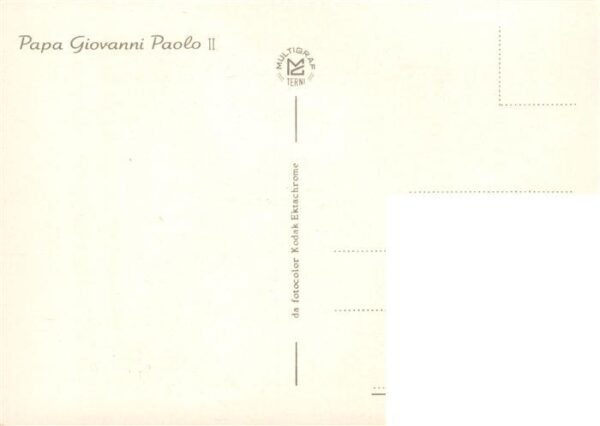 Papst Pope Pape Giovanni Paolo 2 – Bild 2