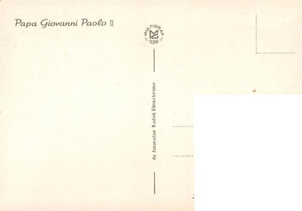 Papst Pope Pape Giovanni Paolo 2 – Bild 2