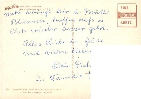 Mecki Nr. Nr.302 Diehl-Film HoeR ZUHerzlichen Glueckwunsch – Bild 2