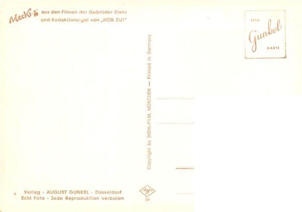 Mecki Nr. Nr.6 Diehl-Film HoeR ZU Strohwitwer – Bild 2