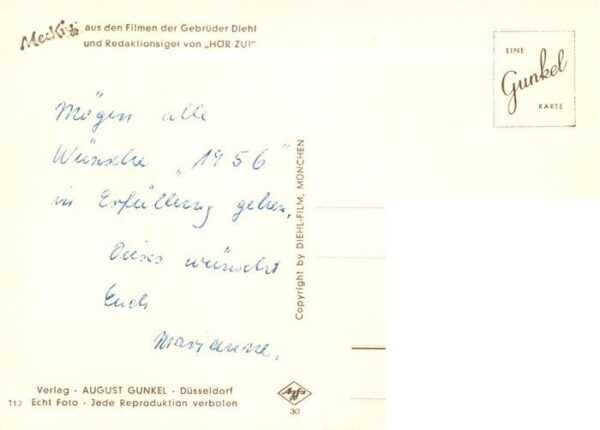 Mecki Nr. Nr.112 Diehl-Film HoeR ZU Prosit Neujahr – Bild 2