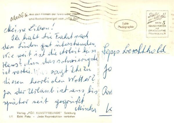 Mecki Nr. Nr.64 Diehl-Film HoeR ZU Du alter Wilddieb – Bild 2