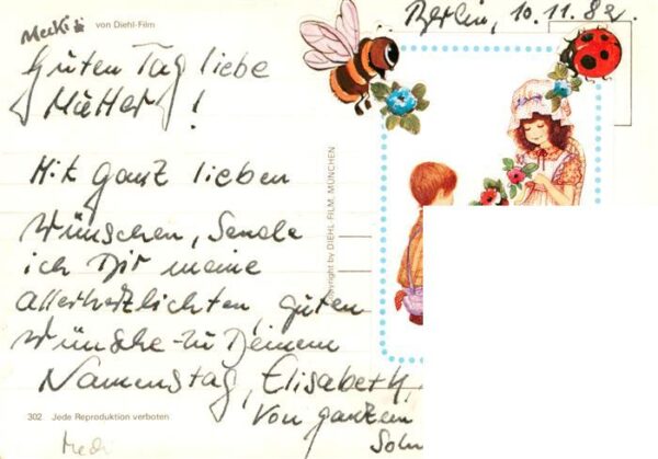 Mecki Nr. Nr.302 Diehl-Film HoeR ZU Glueckwunsche zum Geburtstag – Bild 2