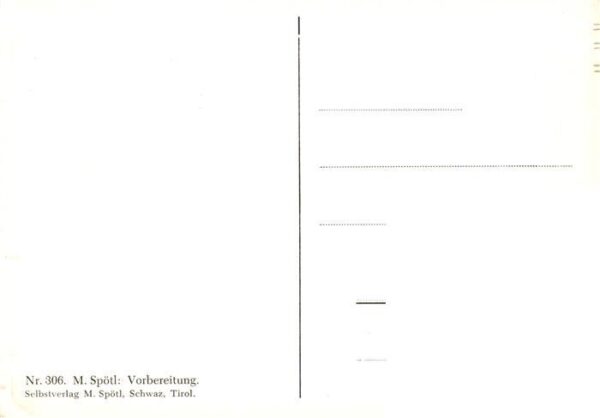 Spoetl Maria Kuenstlerkarte Nr. 306 Vorbereitung – Bild 2