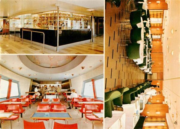 Faehre Ferry Bac Traghetto-- Sky bar  Kiosk  Tryk Travemuende Ruten