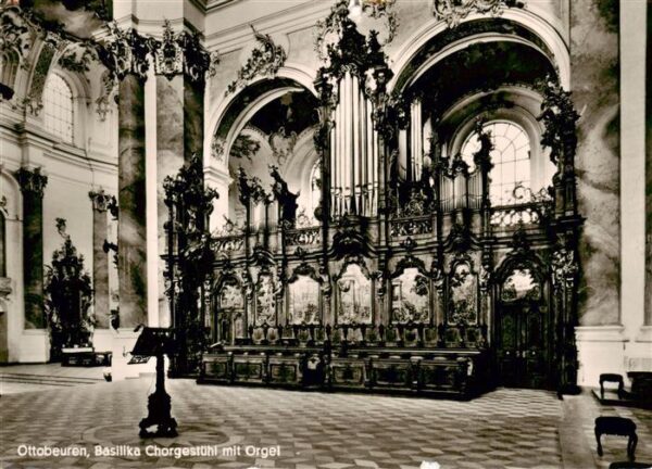 Orgel Kirchenorgel Organ Orgue Ottobeuren Basilika Chorgestuehl Orgel