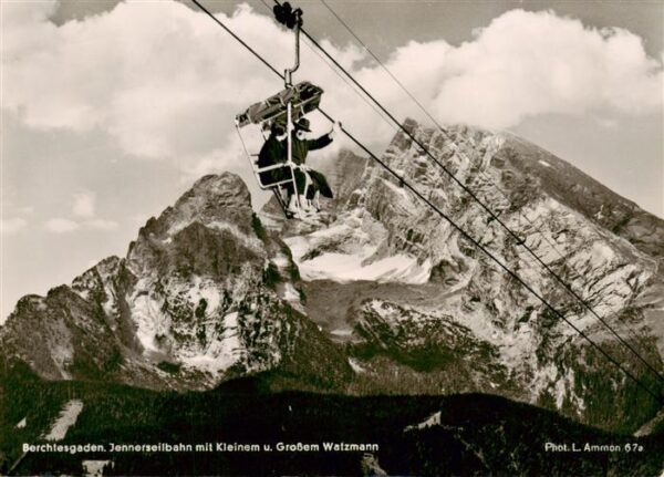 Sessellift Chairlift Telesiege Berchtesgaden Jennerseilbahn Kl.Gr. Watzmann