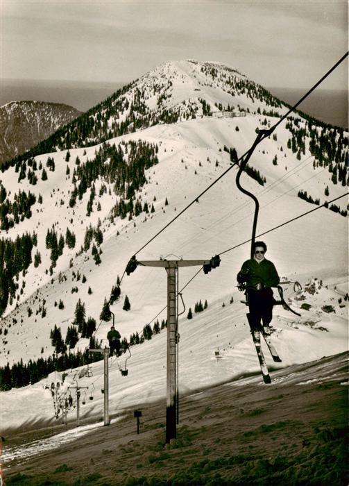Sessellift Chairlift Telesiege Wallbergbahn Rottach-Egern