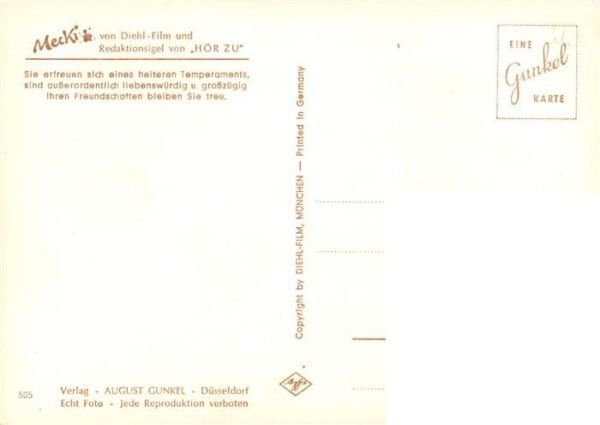Mecki Nr. Nr. 505 Diehl HoeR ZU Sternzeichen Stier – Bild 2