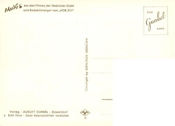 Mecki Nr. Nr. 8 Diehl-Film HoeR ZU Ohne Wein und Liebe ist es leben truebe – Bild 2