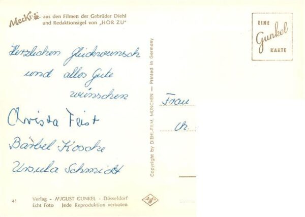Mecki Nr. Nr. 41 Diehl-Film HoeR ZU Herzlichen Glueckwunsch – Bild 2