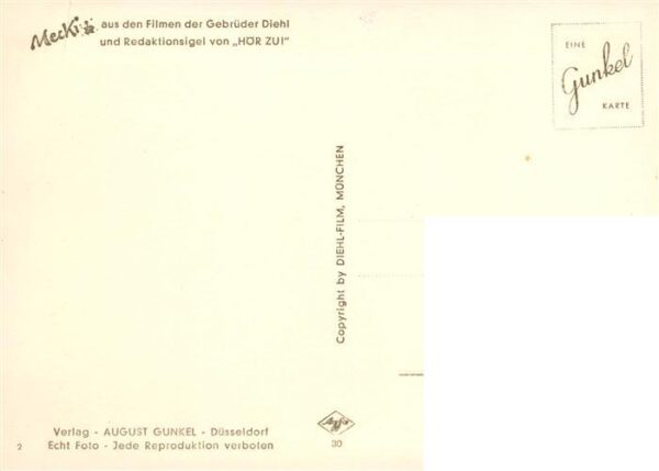 Mecki Nr. Nr. 2 Diehl-Film HoeR ZU Ein Lied fuer Dich – Bild 2
