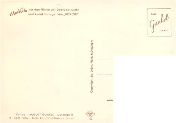 Mecki Nr. Nr. 10 Diehl-Film HoeR ZU Sag Du zu mir – Bild 2