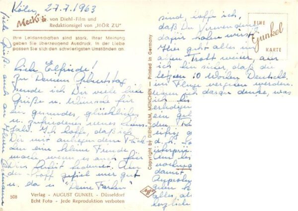 Mecki Nr. Nr. 508 Diehl-Film HoeR ZU Sternzeichen Loewe – Bild 2